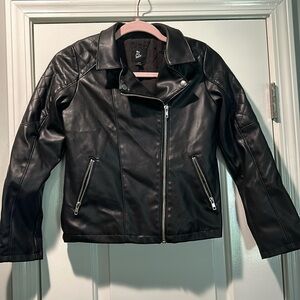 Black pleather jacket